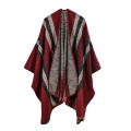 Blazer Poncho Bohème Cachemire Comme Cape Épais Chaud Étole Jetée Poncho Wrap Châle (SP227)